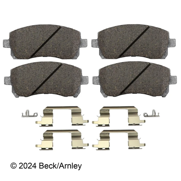 Beck/Arnley 085-6554 Disc Brake Pad Set, Front Side