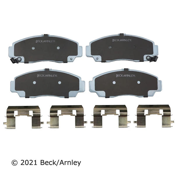 Beck/Arnley 085-6574 Disc Brake Pad Set, Front Side