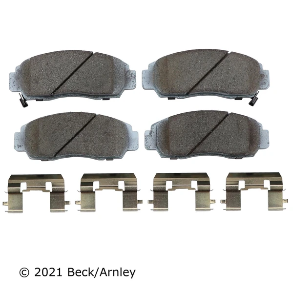 Beck/Arnley 085-6574 Disc Brake Pad Set, Front Side