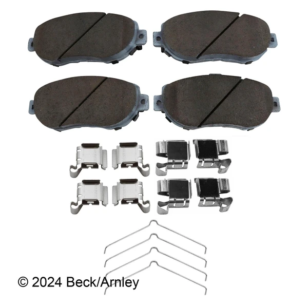 Beck/Arnley 085-6506 Disc Brake Pad Set, Front Side