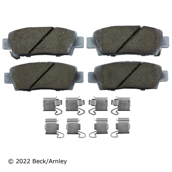 Beck/Arnley 085-6534 Disc Brake Pad Set, Rear Side