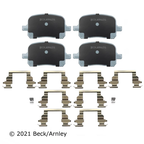 Beck/Arnley 085-6538 Disc Brake Pad Set, Front Side