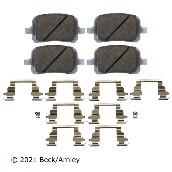 Beck/Arnley 085-6538 Disc Brake Pad Set, Front Side