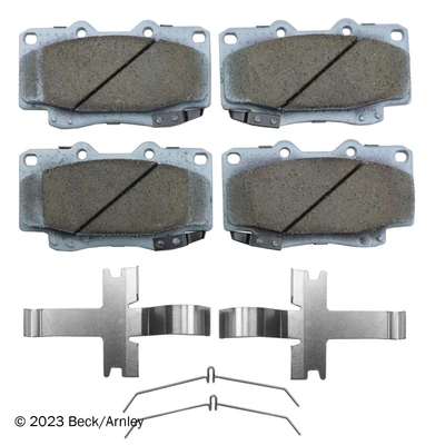 Beck/Arnley 085-6641 Disc Brake Pad Set, Front Side