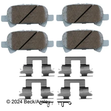 Beck/Arnley 085-6647 Disc Brake Pad Set, Rear Side