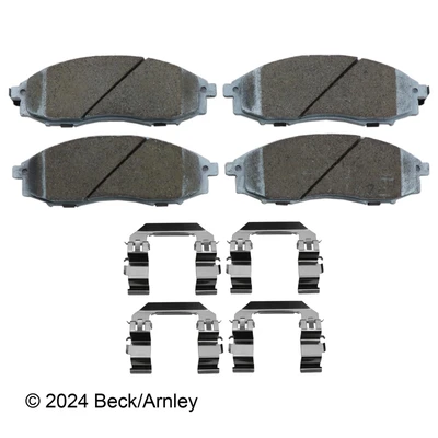 Beck/Arnley 085-6653 Disc Brake Pad Set, Front Side