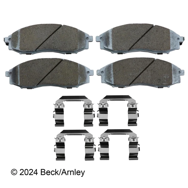 Beck/Arnley 085-6653 Disc Brake Pad Set, Front Side
