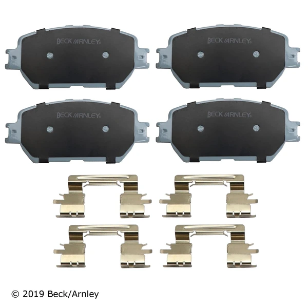 Beck/Arnley 085-6657 Disc Brake Pad Set, Front Side