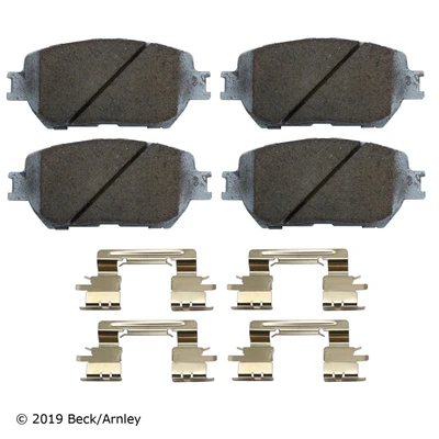 Beck/Arnley 085-6657 Disc Brake Pad Set, Front Side