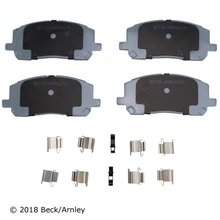 Beck/Arnley 085-6658 Disc Brake Pad Set, Front Side
