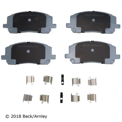 Beck/Arnley 085-6658 Disc Brake Pad Set, Front Side