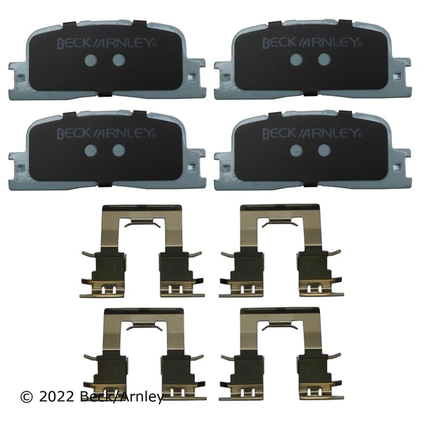 Beck/Arnley 085-6659 Disc Brake Pad Set, Rear Side