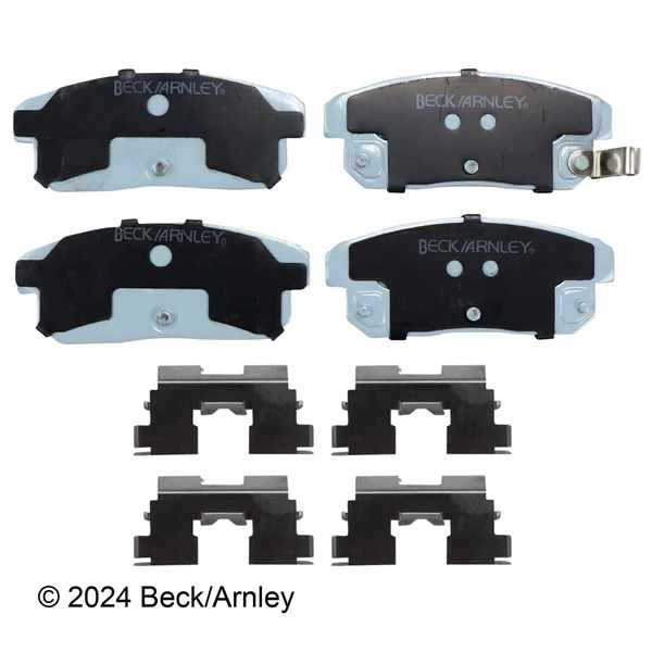 Beck/Arnley 085-6663 Disc Brake Pad Set, Rear Side