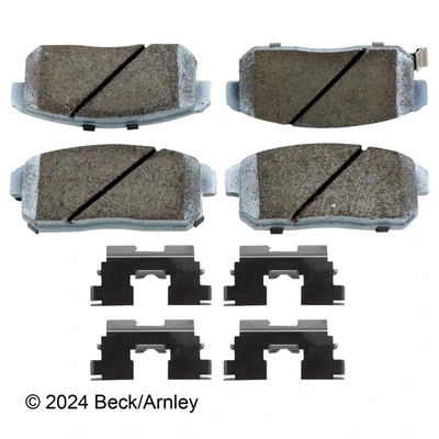 Beck/Arnley 085-6663 Disc Brake Pad Set, Rear Side