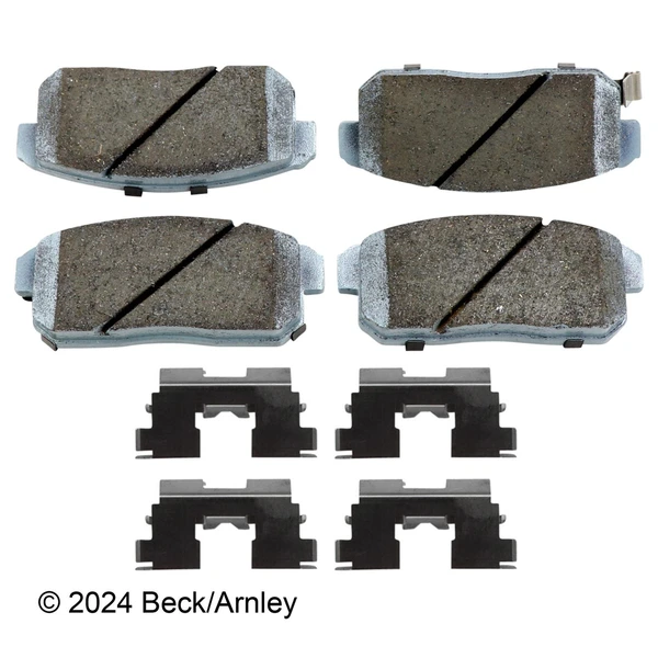 Beck/Arnley 085-6663 Disc Brake Pad Set, Rear Side
