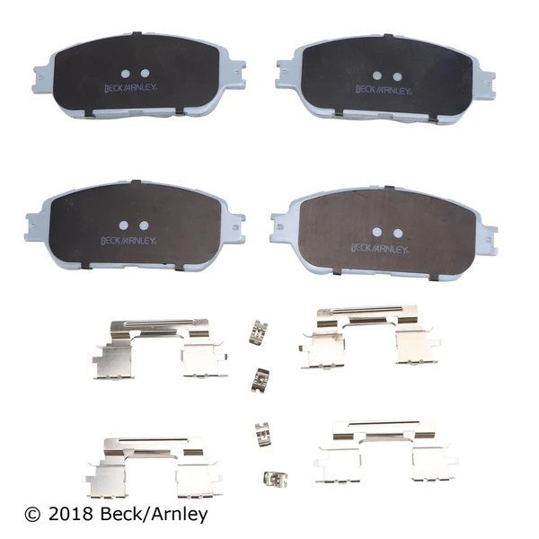 Beck/Arnley 085-6679 Disc Brake Pad Set, Front Side