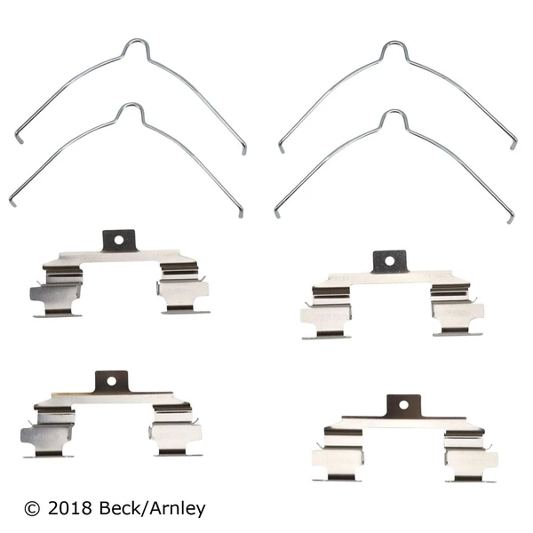 Beck/Arnley 085-6691 Disc Brake Pad Set, Front Side