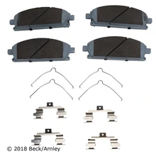 Beck/Arnley 085-6691 Disc Brake Pad Set, Front Side