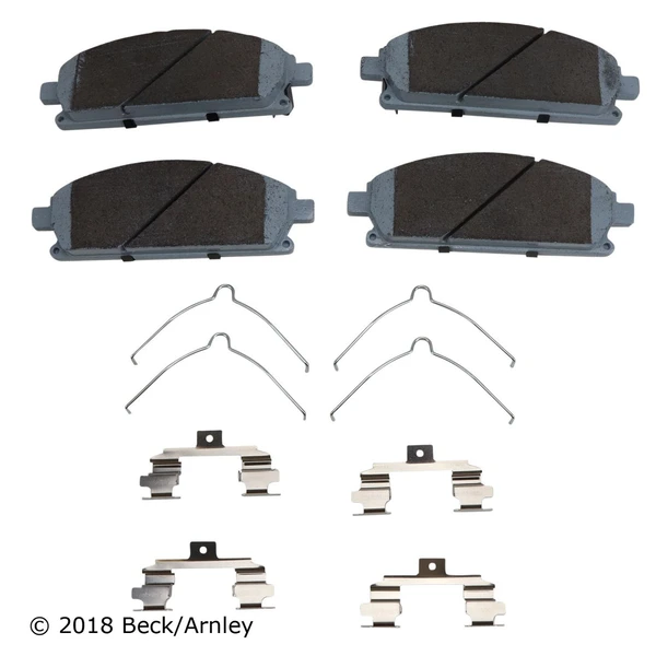 Beck/Arnley 085-6691 Disc Brake Pad Set, Front Side