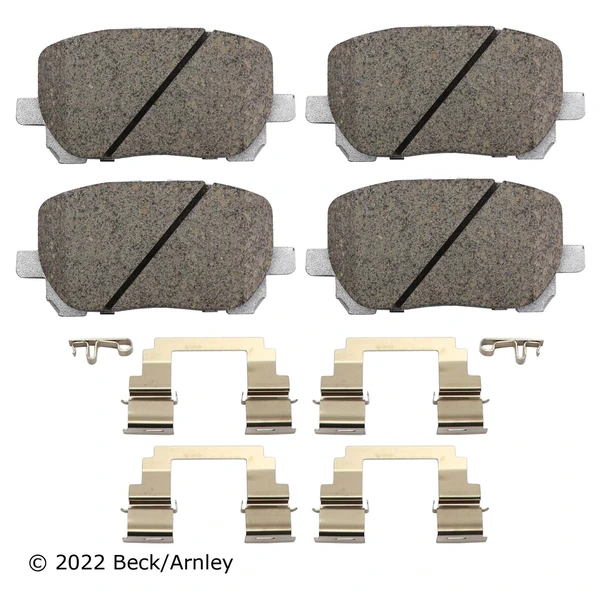 Beck/Arnley 085-6697 Disc Brake Pad Set, Front Side