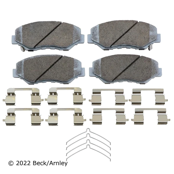 Beck/Arnley 085-6698 Disc Brake Pad Set, Front Side