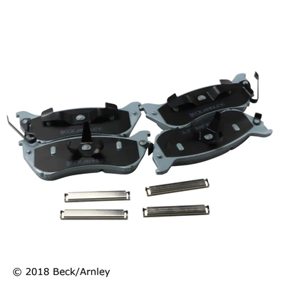 Beck/Arnley 085-6601 Disc Brake Pad Set, Rear Side