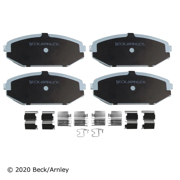 Beck/Arnley 085-6605 Disc Brake Pad Set, Front Side