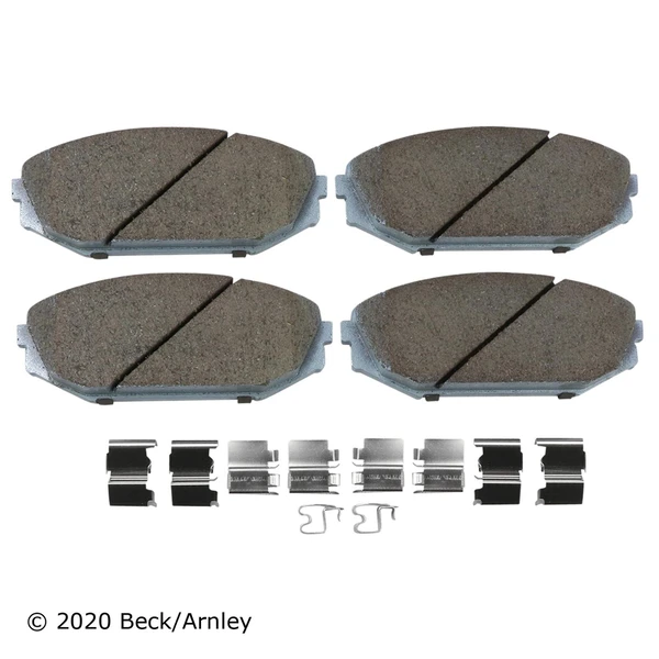 Beck/Arnley 085-6605 Disc Brake Pad Set, Front Side