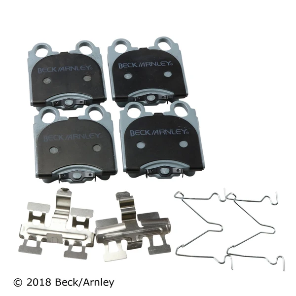 Beck/Arnley 085-6611 Disc Brake Pad Set, Rear Side