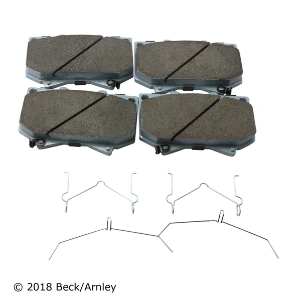 Beck/Arnley 085-6618 Disc Brake Pad Set, Front Side