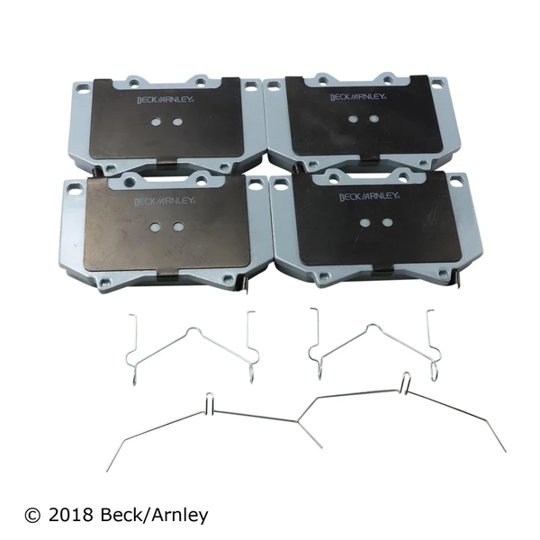 Beck/Arnley 085-6618 Disc Brake Pad Set, Front Side
