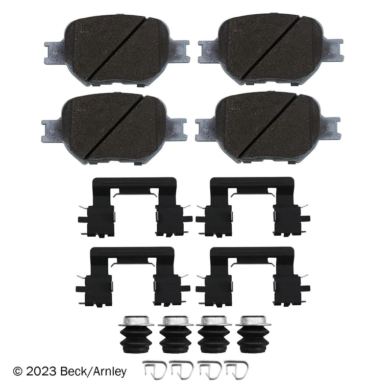 Beck/Arnley 085-6620 Disc Brake Pad Set, Front Side