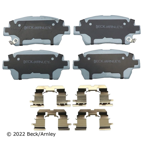Beck/Arnley 085-6621 Disc Brake Pad Set, Front Side