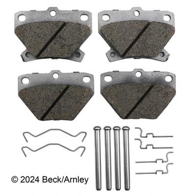Beck/Arnley 085-6636 Disc Brake Pad Set, Rear Side