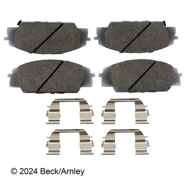 Beck/Arnley 085-6639 Disc Brake Pad Set, Front Side