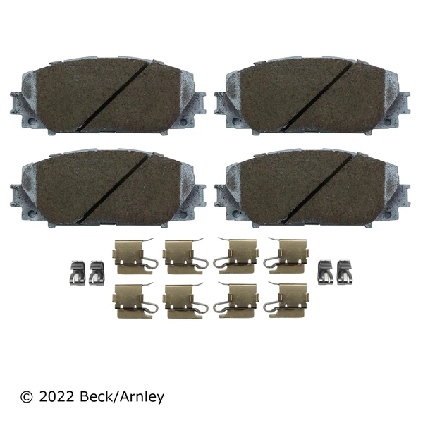 Beck/Arnley 085-6744 Disc Brake Pad Set, Front Side