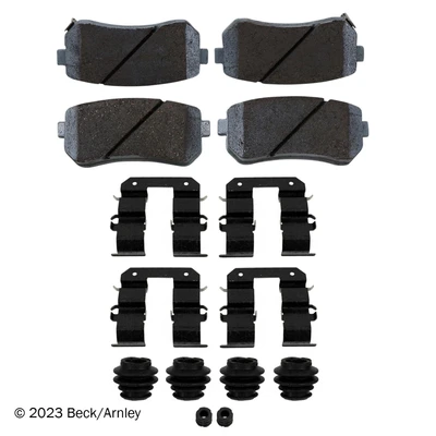 Beck/Arnley 085-6745A Disc Brake Pad Set, Rear Side