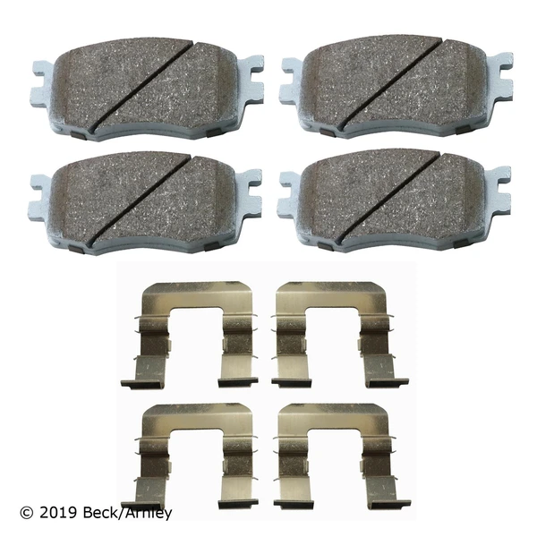 Beck/Arnley 085-6746 Disc Brake Pad Set, Front Side