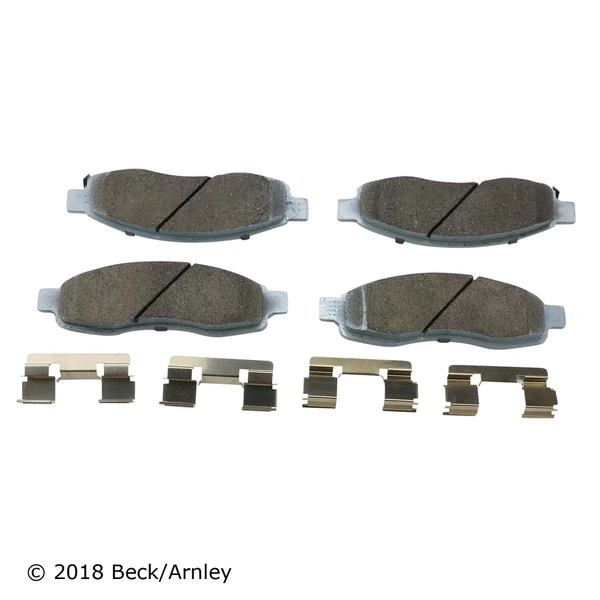 Beck/Arnley 085-6747 Disc Brake Pad Set, Front Side