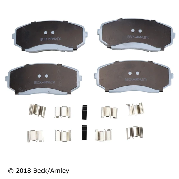 Beck/Arnley 085-6748 Disc Brake Pad Set, Front Side