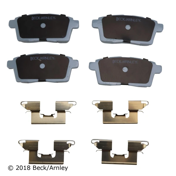 Beck/Arnley 085-6749 Disc Brake Pad Set, Rear Side