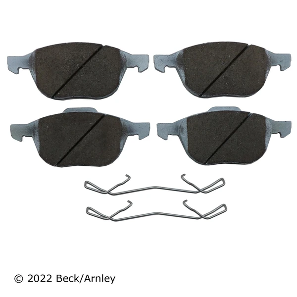 Beck/Arnley 085-6752 Disc Brake Pad Set, Front Side
