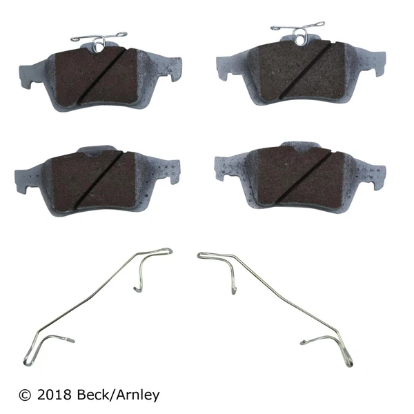 Beck/Arnley 085-6753 Disc Brake Pad Set, Rear Side