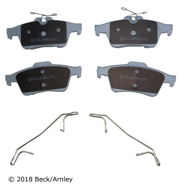 Beck/Arnley 085-6753 Disc Brake Pad Set, Rear Side