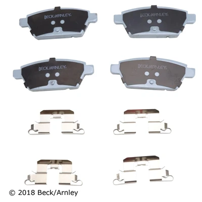 Beck/Arnley 085-6754 Disc Brake Pad Set, Rear Side