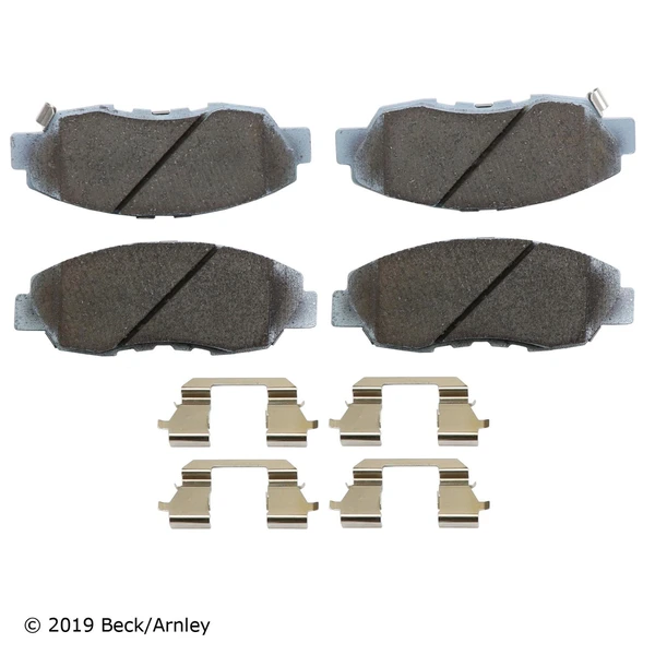 Beck/Arnley 085-6755 Disc Brake Pad Set, Front Side