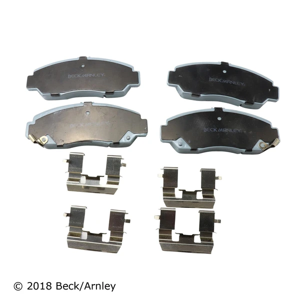 Beck/Arnley 085-6757 Disc Brake Pad Set, Front Side