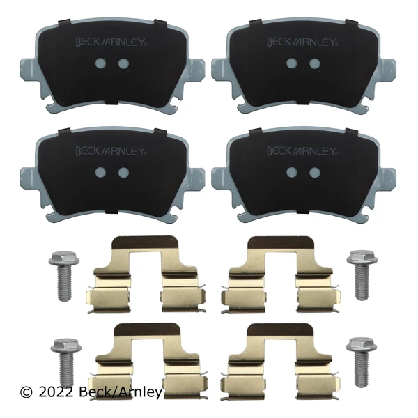 Beck/Arnley 085-6759 Disc Brake Pad Set, Rear Side