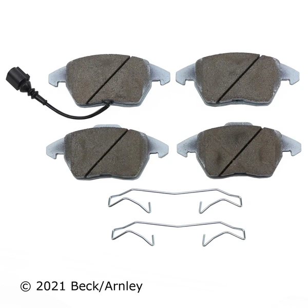 Beck/Arnley 085-6763 Disc Brake Pad Set, Front Side