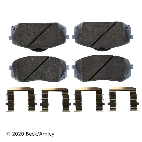 Beck/Arnley 085-6784 Disc Brake Pad Set, Front Side